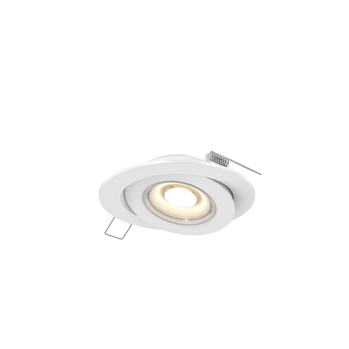 DALS FGM4-CC-V-WH Multi CCT Flat LED Recessed Gimbal 120-277V