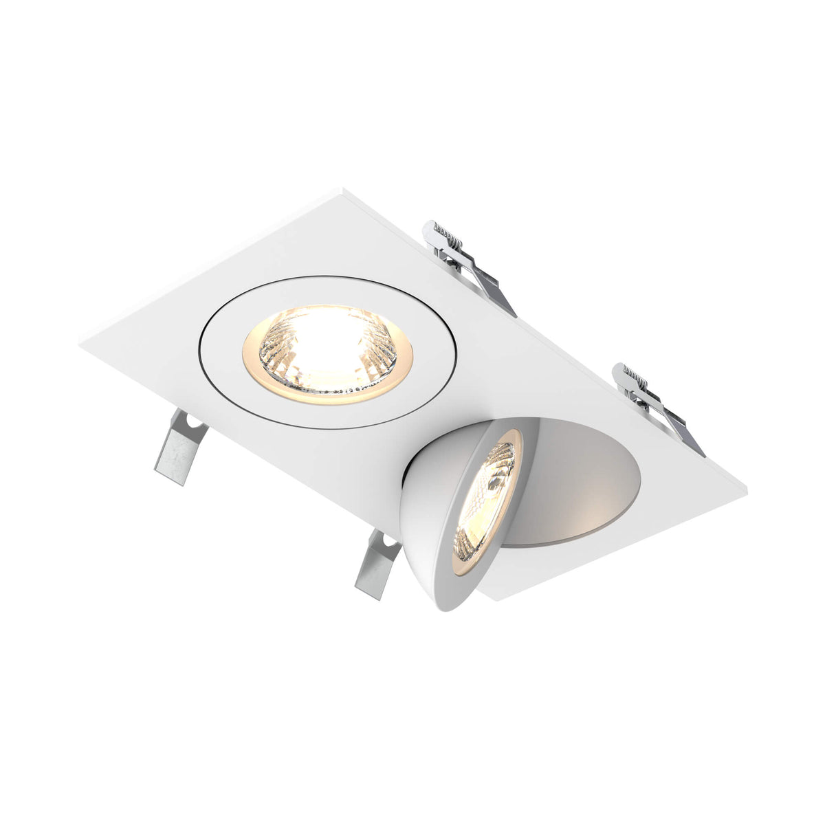 DALS FGM4-CC-DUO-V-WH Double FGM4 Recessed CCT - universal 120V-347V, 0-10V dimming