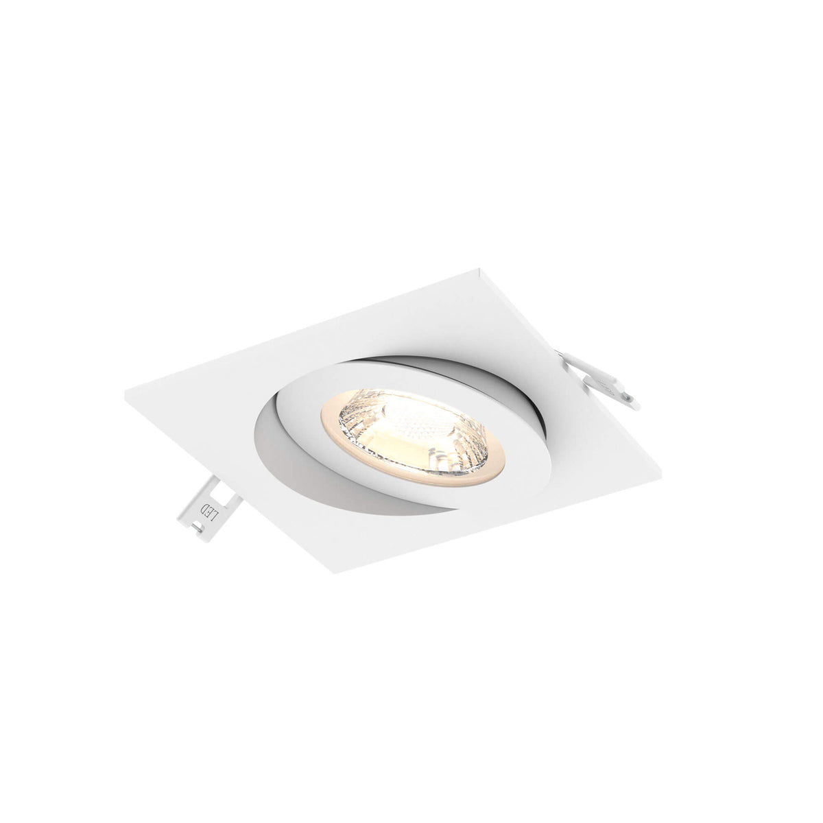 DALS FGM4SQ-CC-V-WH Multi CCT Flat Square LED Recessed Gimbal - universal 120V-347V, 0-10V dimming