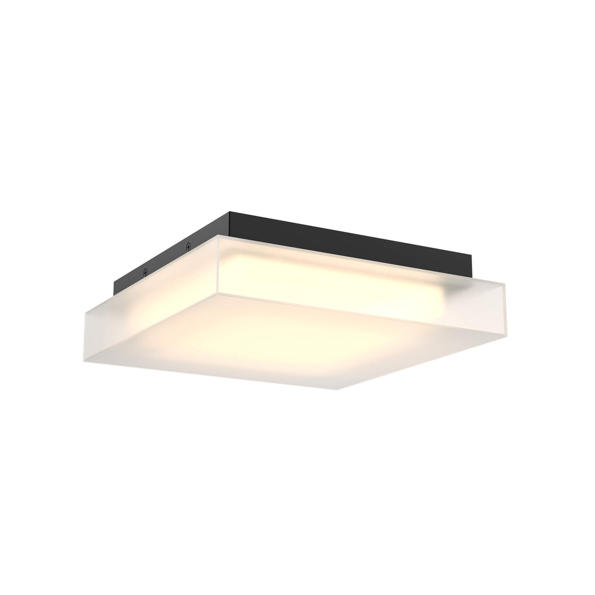DALS FUZ11-CC-BK 11 Inch Fuzzy flush mount