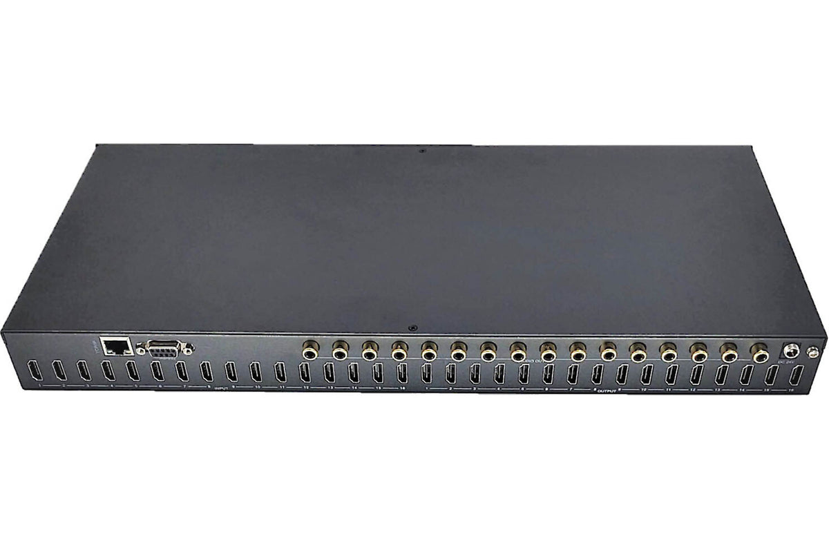 Simplified M1616 M16x16 HDMI 2.0b (18Gbps) Scaling Matrix