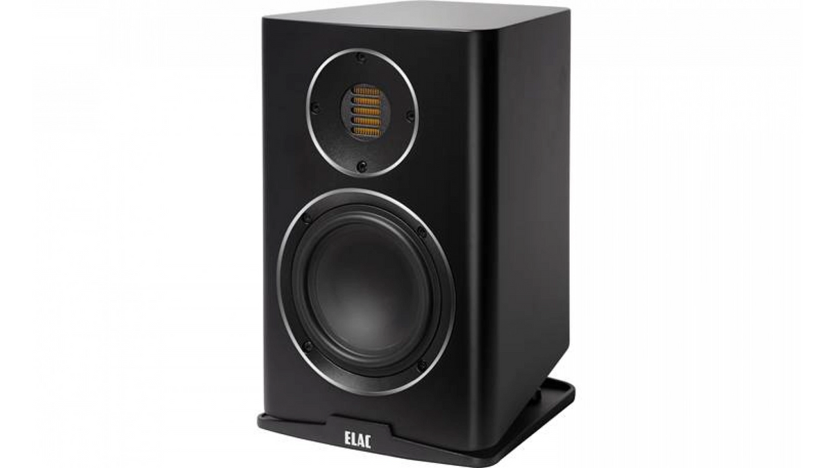Elac 5.25" Carina Bookshelf Speakers - Satin Black, Pair