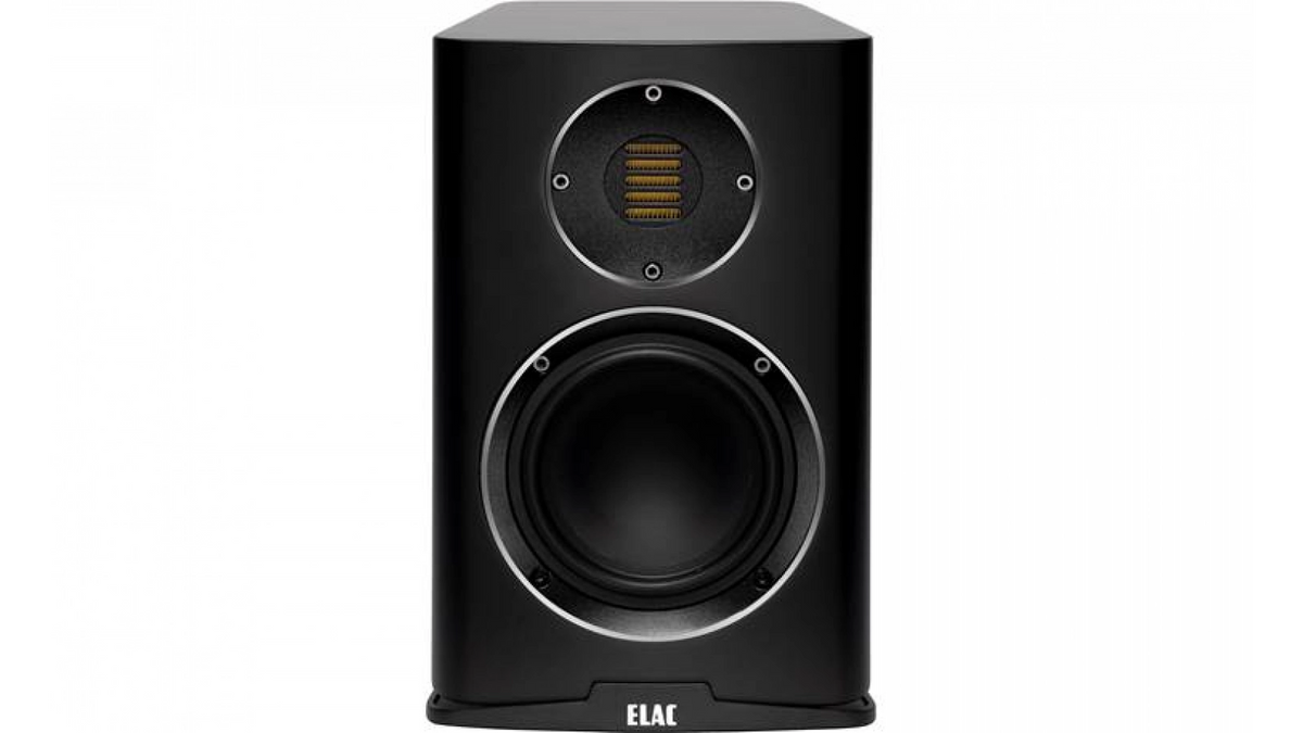 Elac 5.25" Carina Bookshelf Speakers - Satin Black, Pair