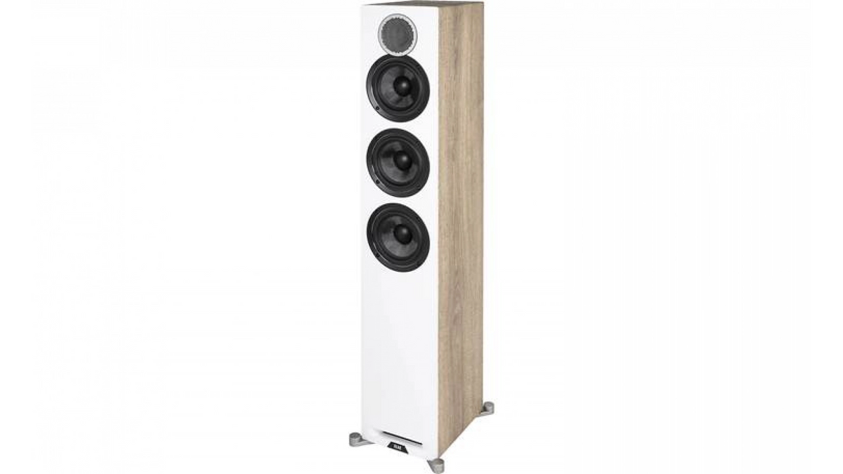 Elac 5.25" Debut Reference DFR52 Floorstanding Speaker (Oak/White)