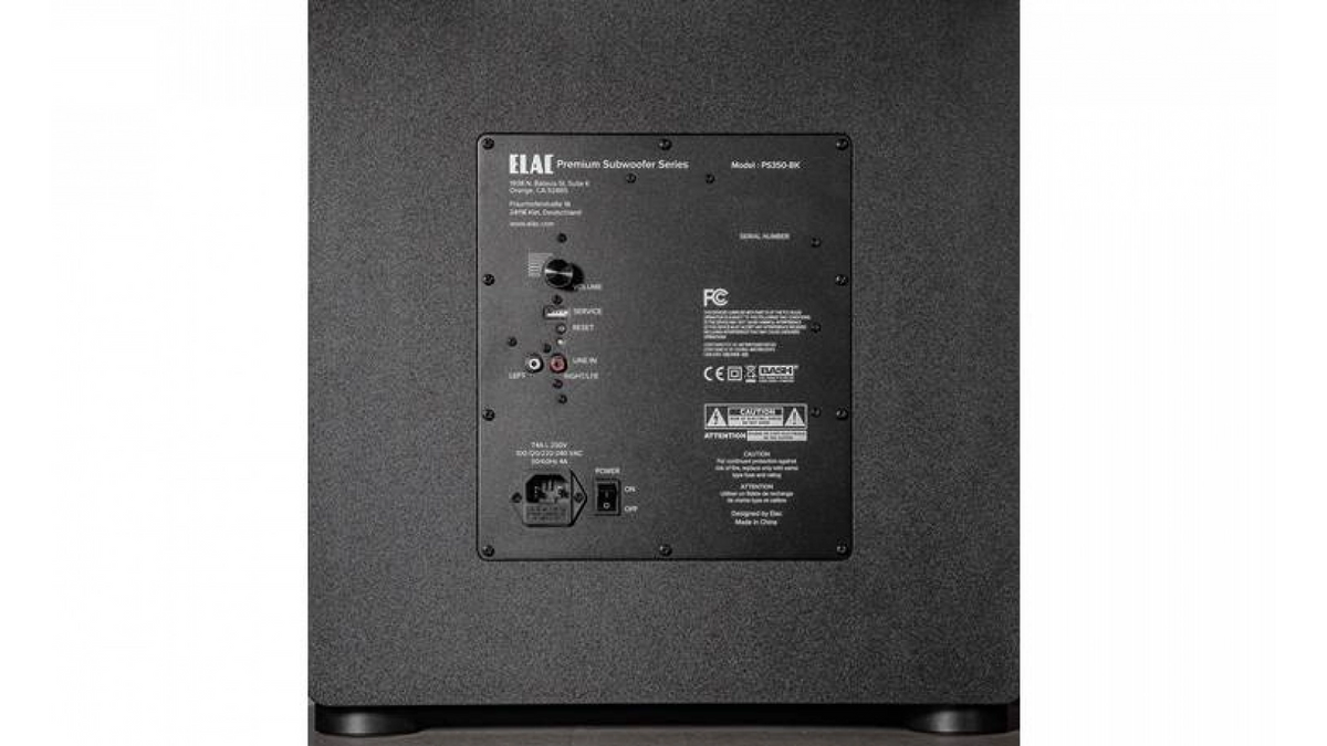 Elac PS350-BK 12" Varro Premium Powered  700W Subwoofer - Black, Each