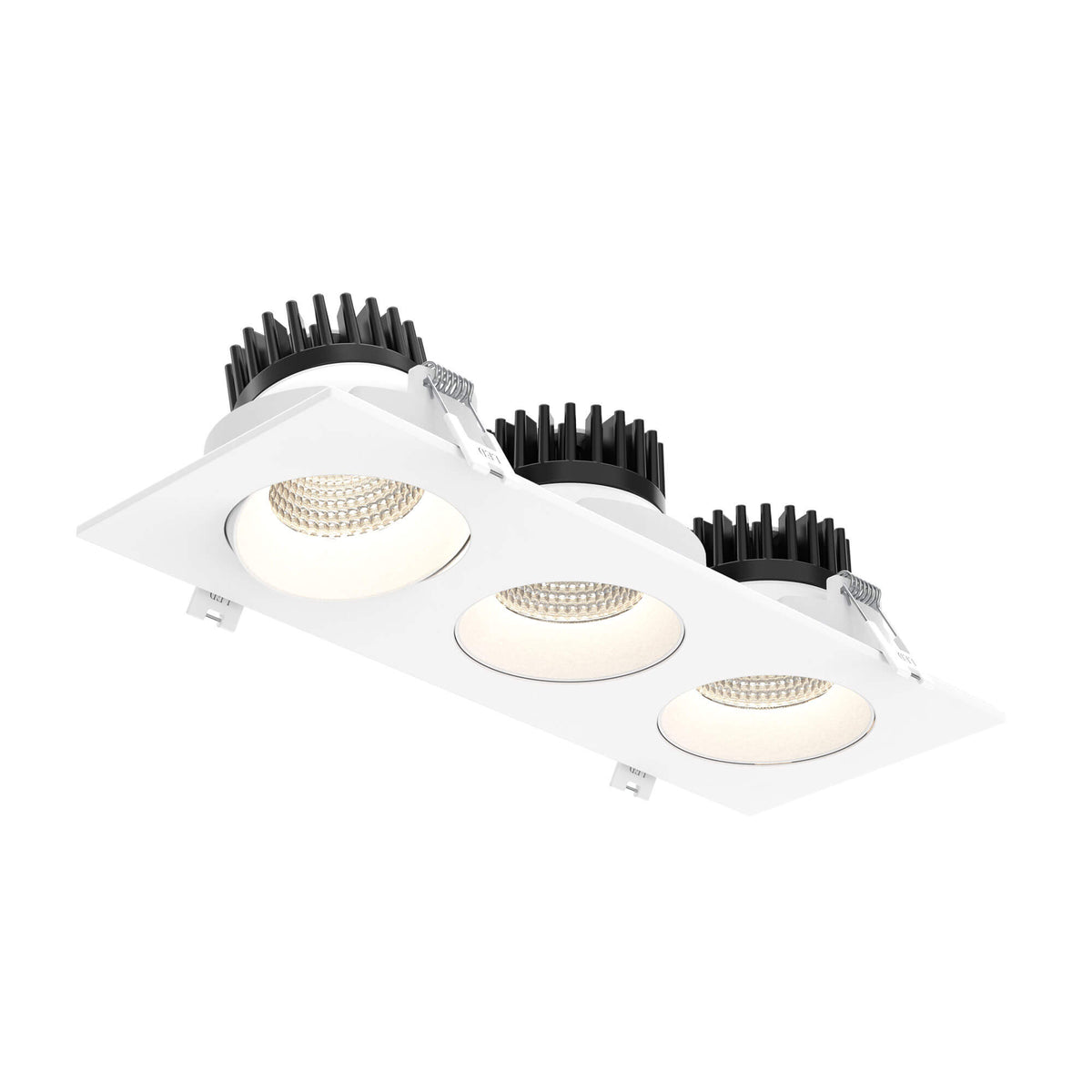 DALS GBR35-CC-TRIO-WH Triple GBR35 Gimbal Downlight