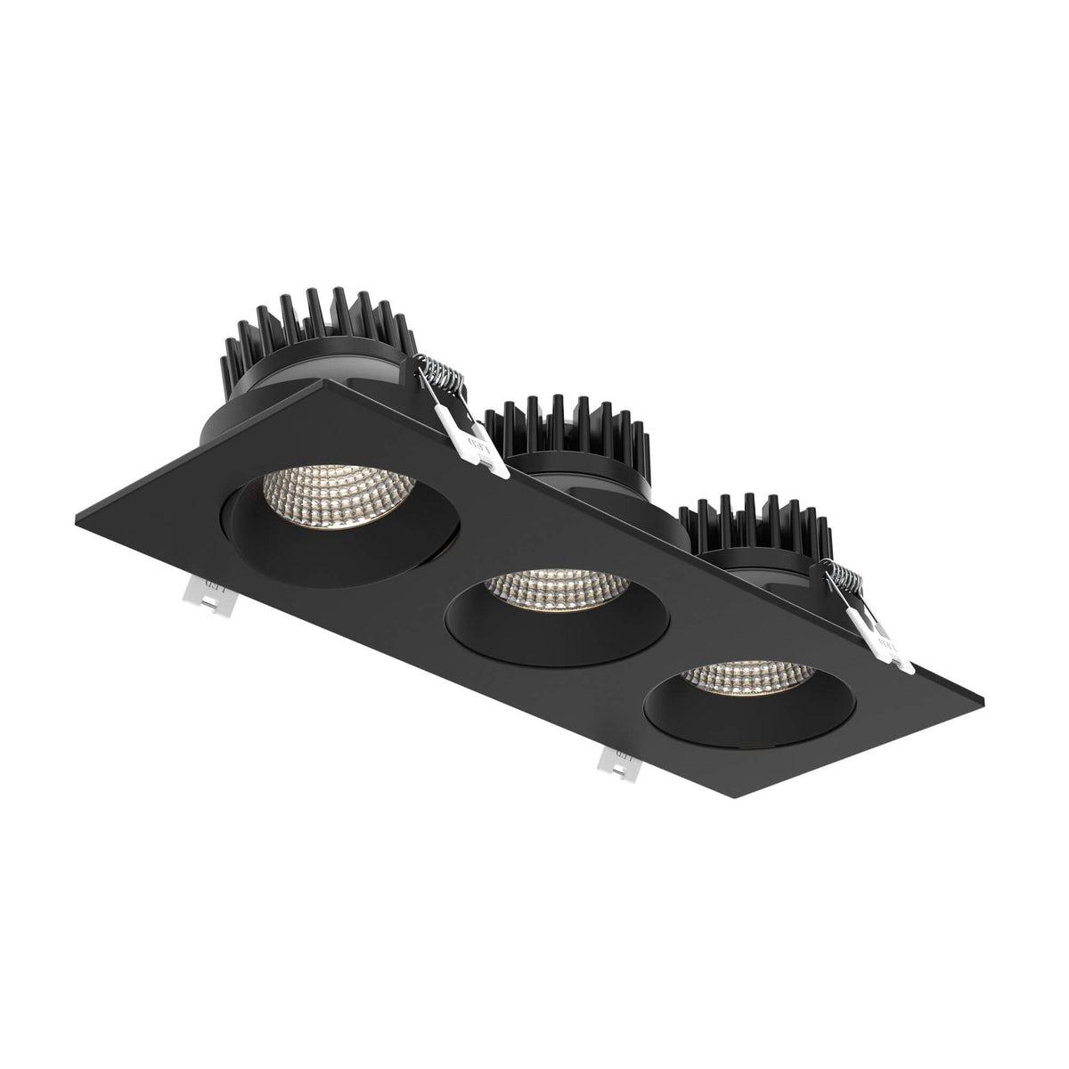 DALS GBR35-CC-TRIO-V-BK Triple GBR35 Gimbal Downlight