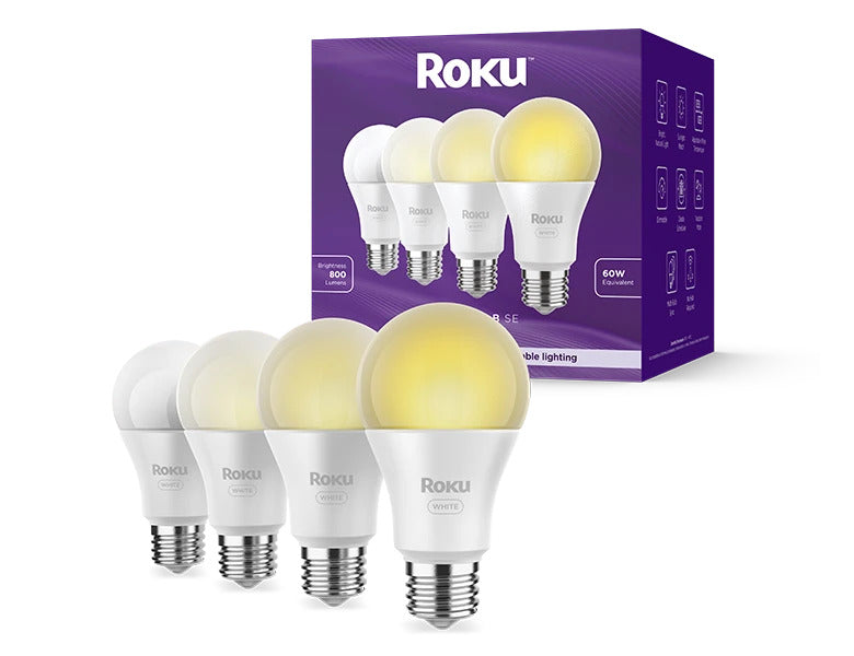 Roku Smart Bulb SE A19 White 4 pack