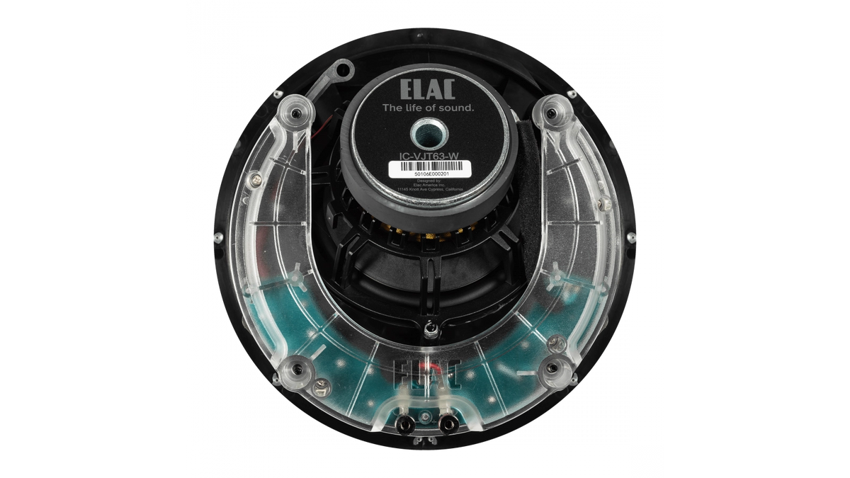 Elac Vertex III Jet 6.5" Angled In-Ceiling Speaker - White, Each