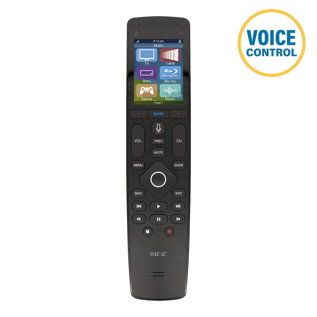 URC MX-1400i Remote Control 2.4" Touch Screen with Voice Control (433MHz)