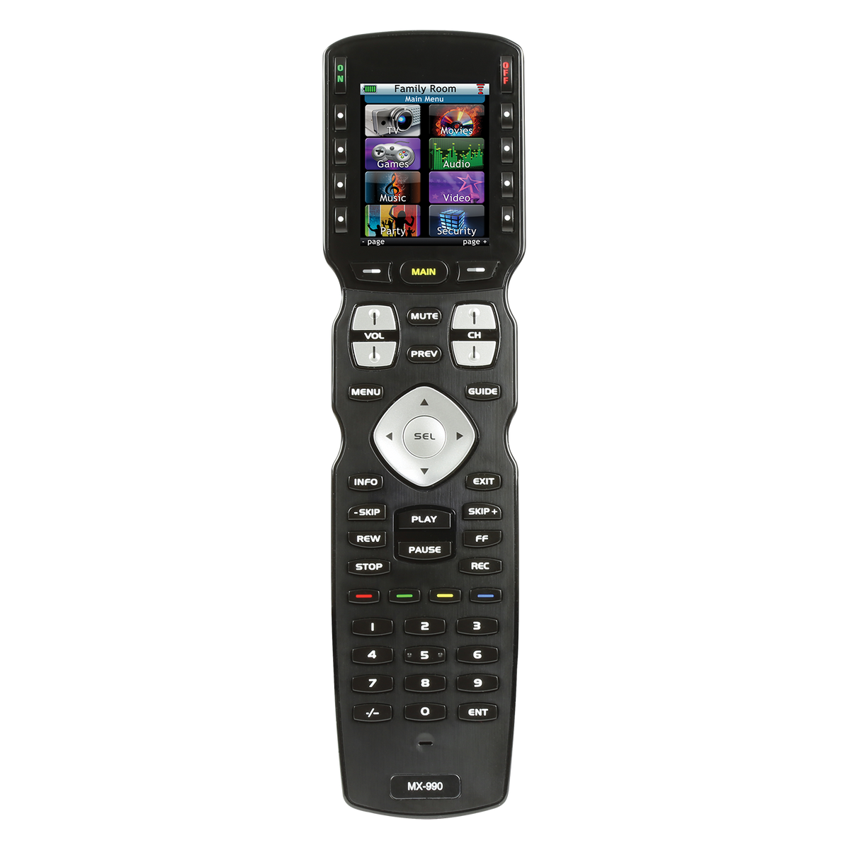 URC MX-990 Remote Control 2.4" Color LCD and speaker IR/RF Hard Buttons