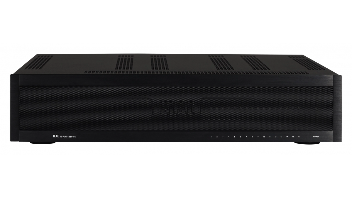 Elac IS-AMP1650-BK Integrator 16 x 50W Multi-Zone Amplifier - Black, Each