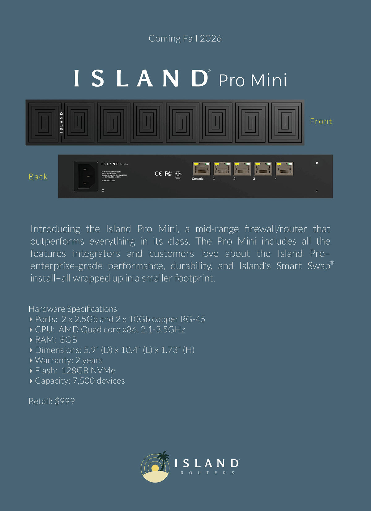 Island Pro Mini Router