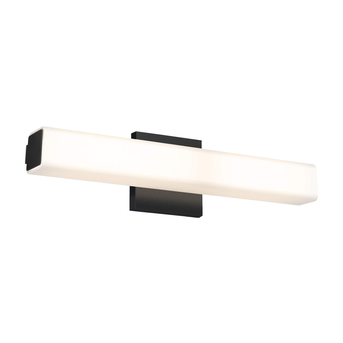 DALS LEDVAN001-CC-18BK Multi CCT LED vanity with square glass