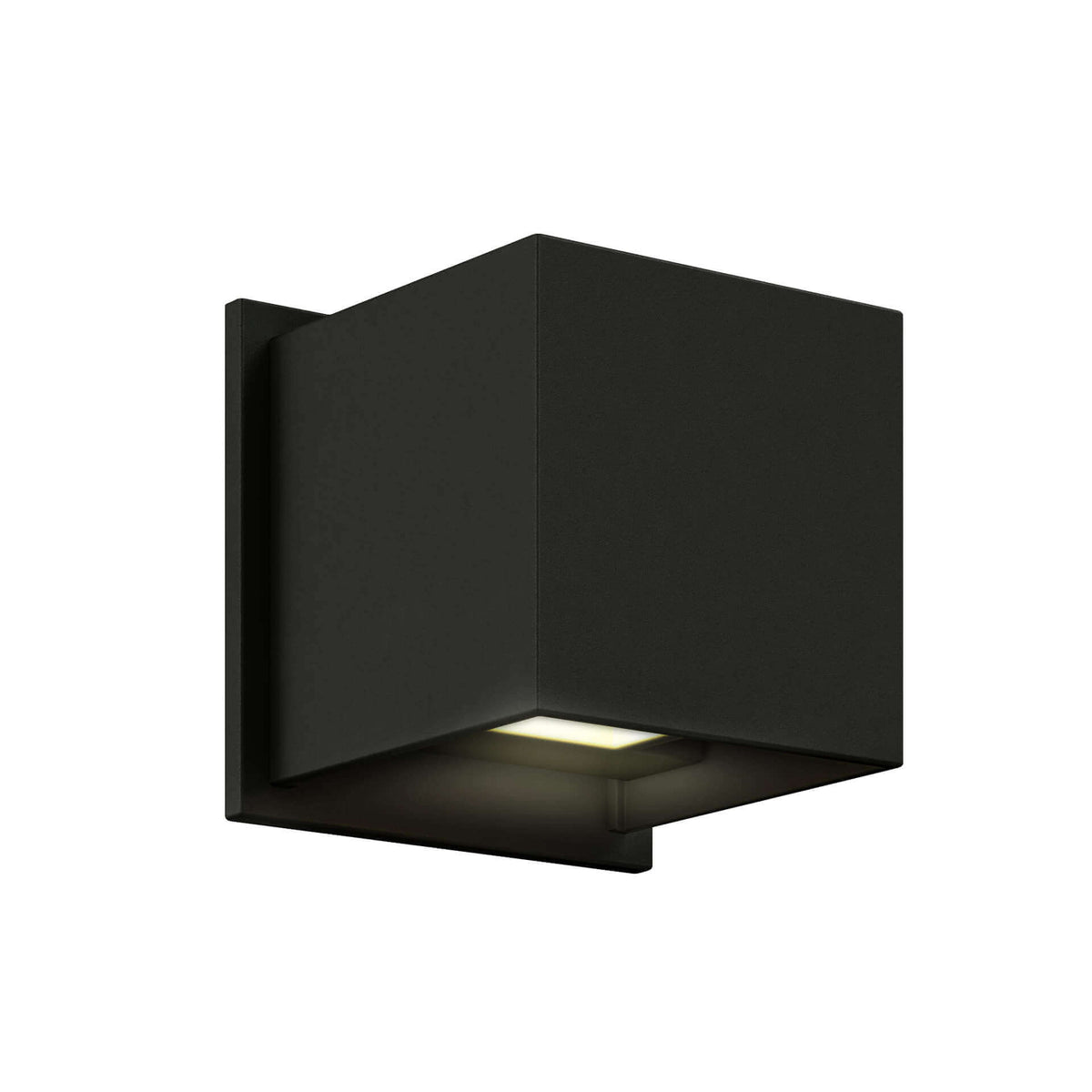 DALS LEDWALL001D-BK Square LED wall sconce