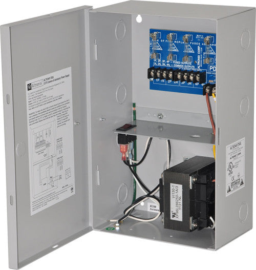 Altronix ALTV244175UL 24VAC/7.25A/4 OUT UL CCTV P/S
