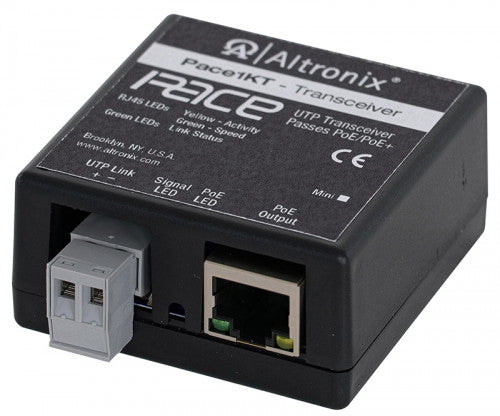 Altronix PACE1KT 1KM SIN PAIR ETH&POE/UTP/TRANS