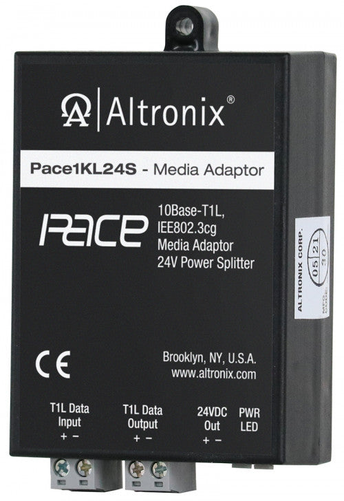 Altronix PACE1KL24S 10BASE-T1L/ET MED AD 24V PW SP