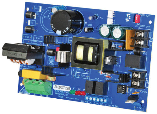 Altronix AL600XB220 12/24 @ 6A BOARD 220V INPUT