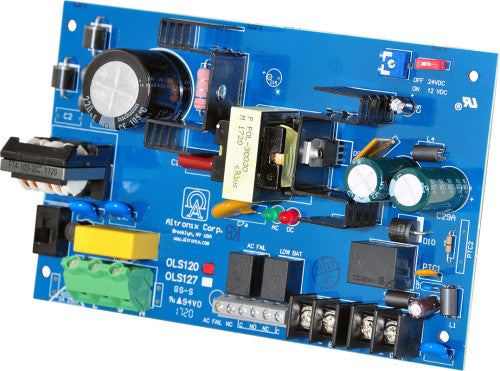 Altronix OLS120 12/24VDC 4 AMP OLS PS/CHGR BD