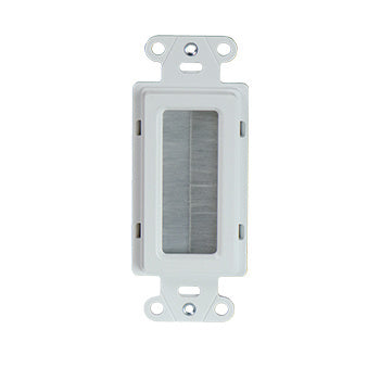 On-Q WP1014WHV1 CABLE ACCESS WALL PLATE WHITE