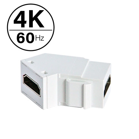 On-Q WP124KWH KEY: 4K HDMI KEYSTONE INSERT WHITE (M10)