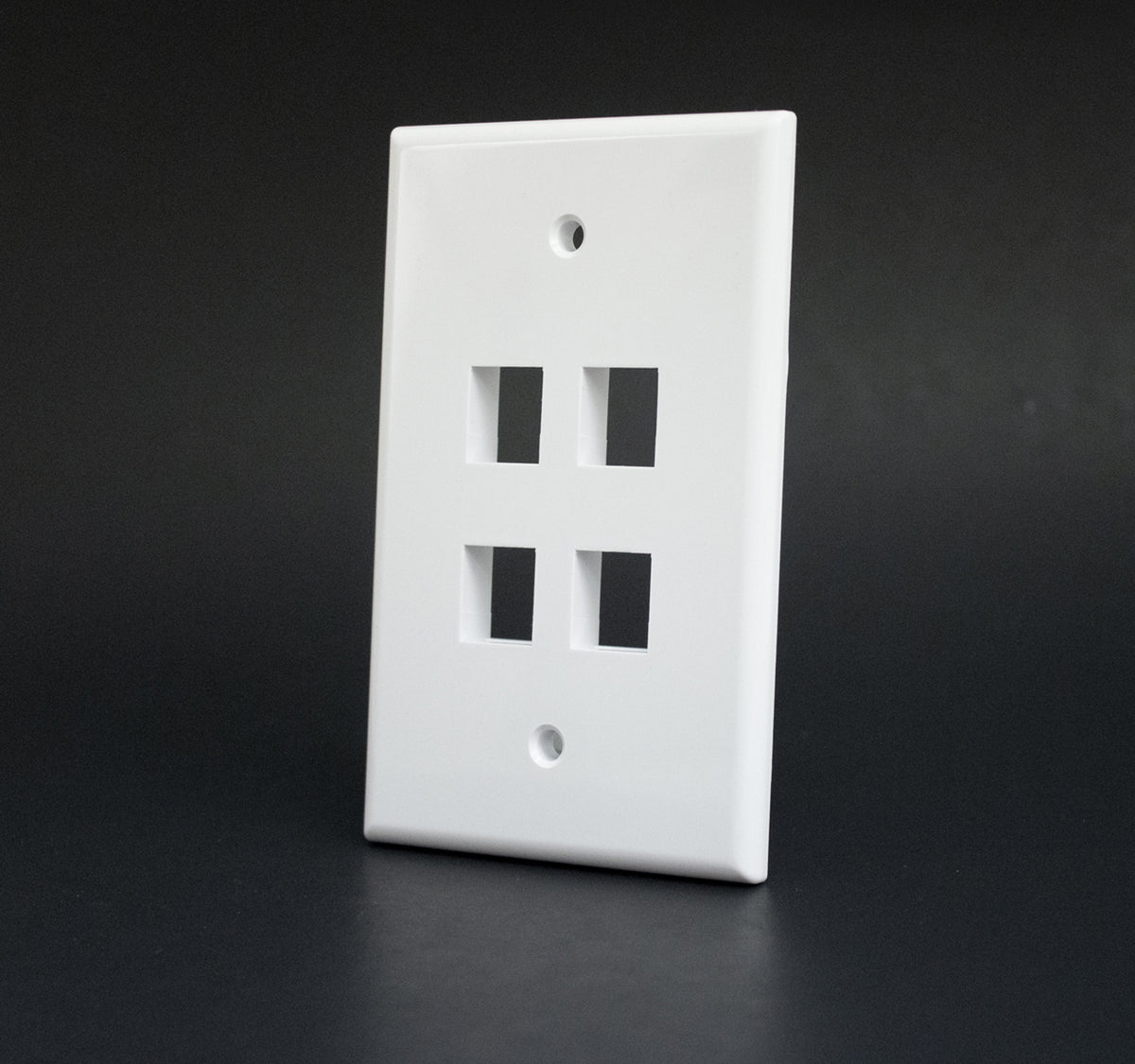 Vertical Cable Mid-size Wall Plates – 304-M27 Series