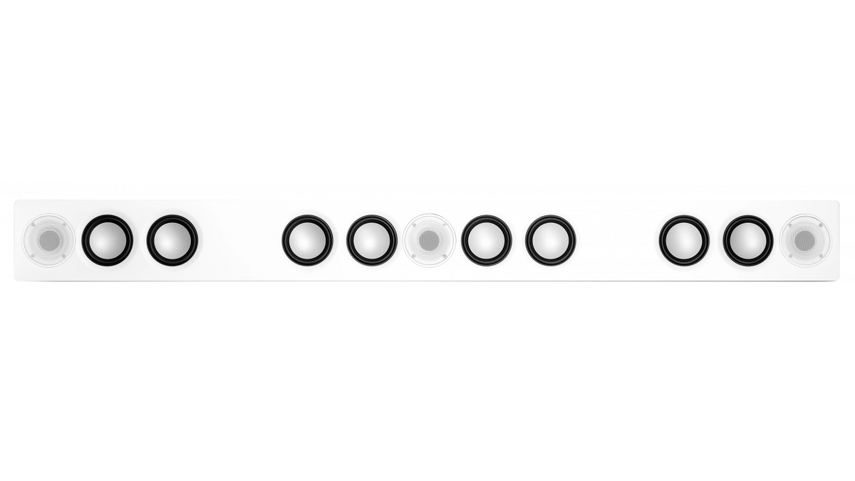 Elac Muro Large 3-Channel Passive Soundbar - White, Each