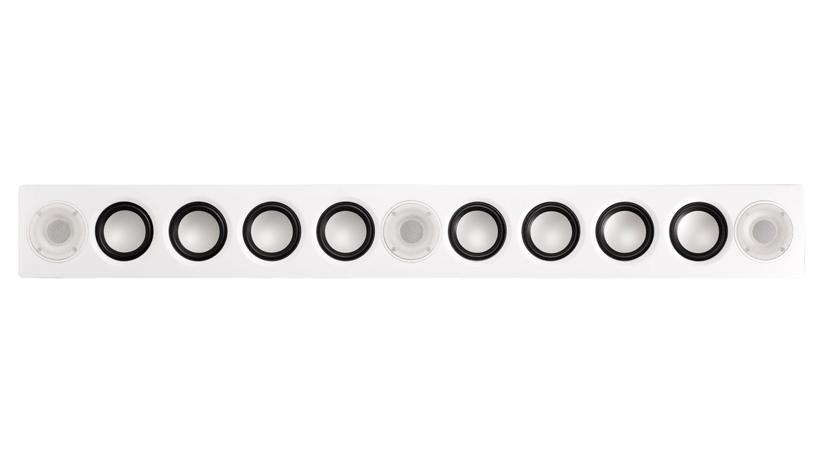 Elac Muro Small 3-Channel Passive Soundbar - White, Each