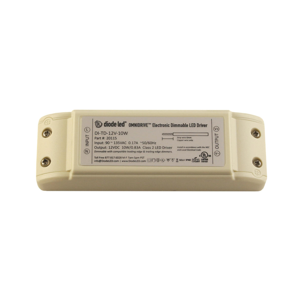 Diode OMNIDRIVE® Electronic Dimmable Drivers