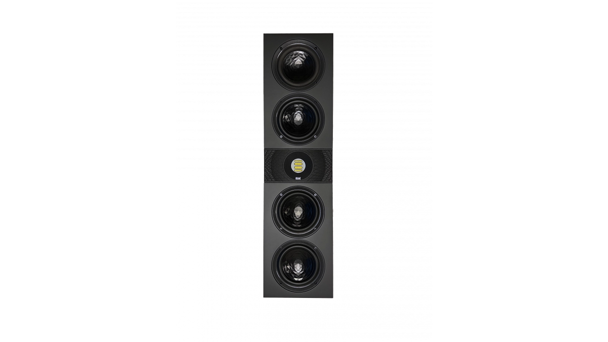 Elac Vertex III JET 6.5" x 2 On-Wall Sealed Cabinet Speaker - Black, Each
