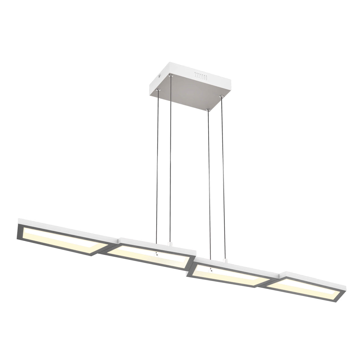 DALS PDL44-3K-WH 120V Linear LED geometric pendant