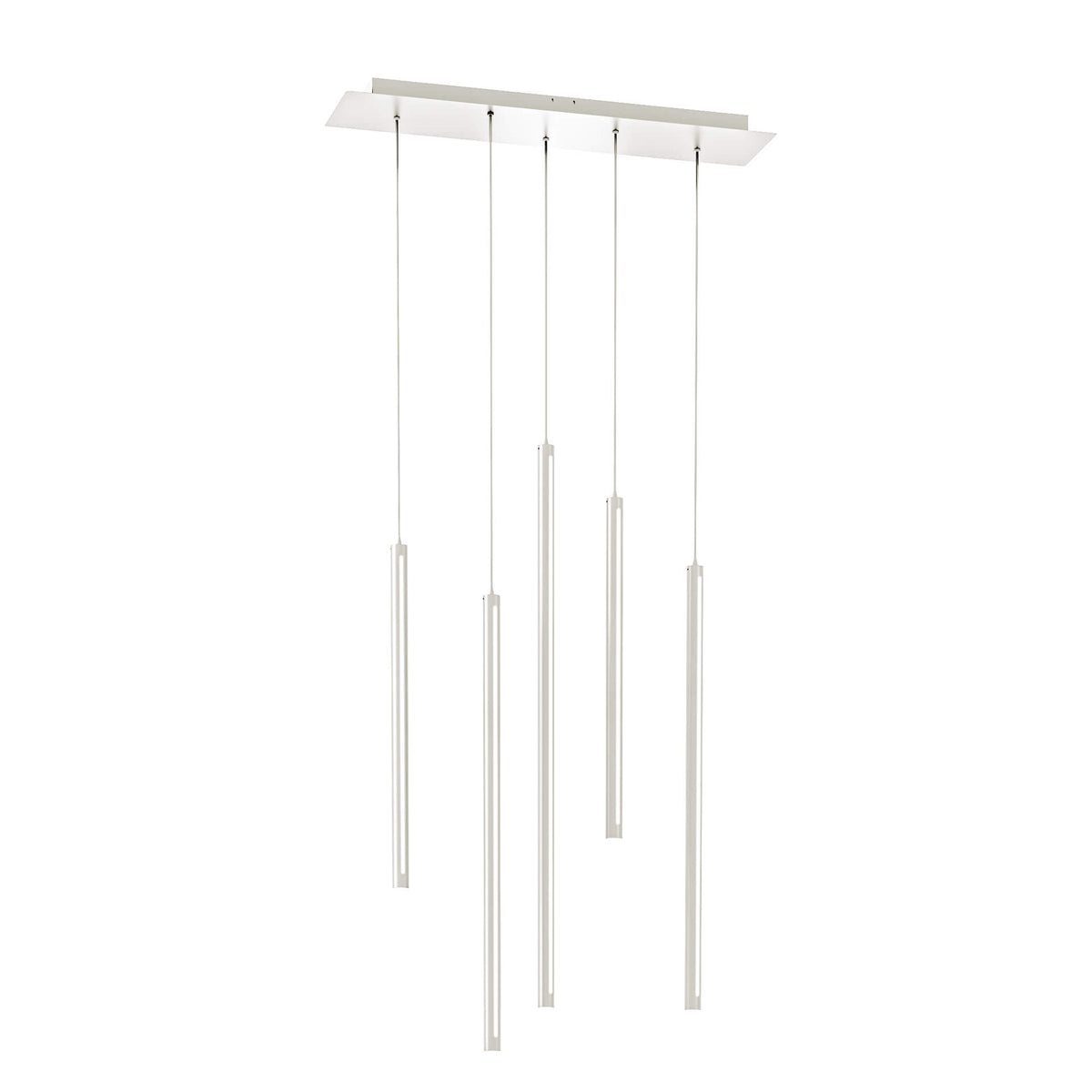 DALS PDLED120-5SQ-WH Square Canopy - 5 piece Decorative pendant cylinder