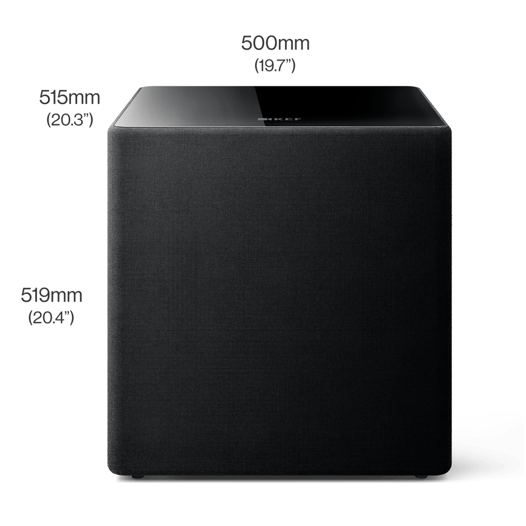 Kef KUBE15MIE 15in Woofer & 300W RMS Subwoofer Black, Each