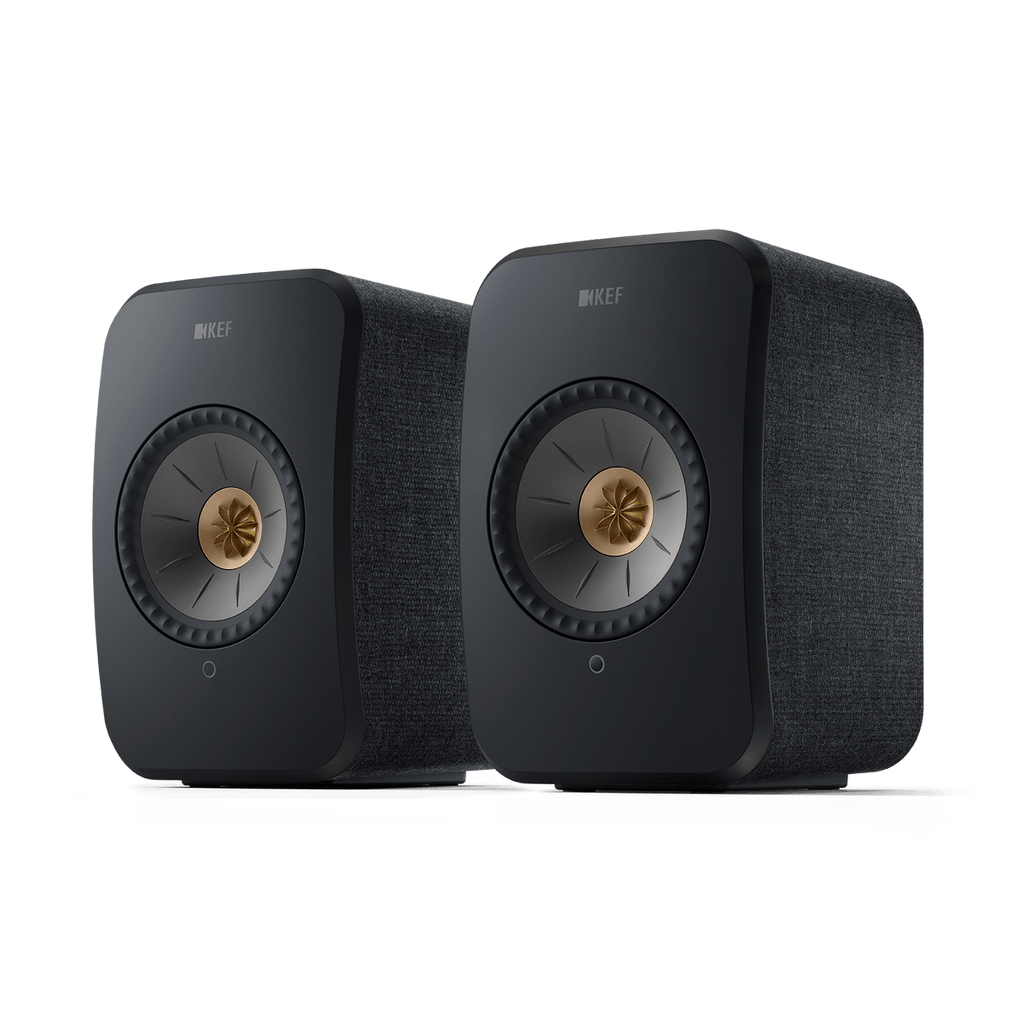 Kef Wireless HiFi Bookshelf Speakers Black LSXIIBL, Pair