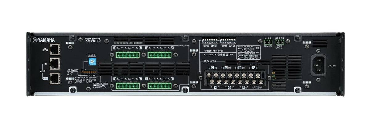 Yamaha CIS XMV Series Power Amplifier
