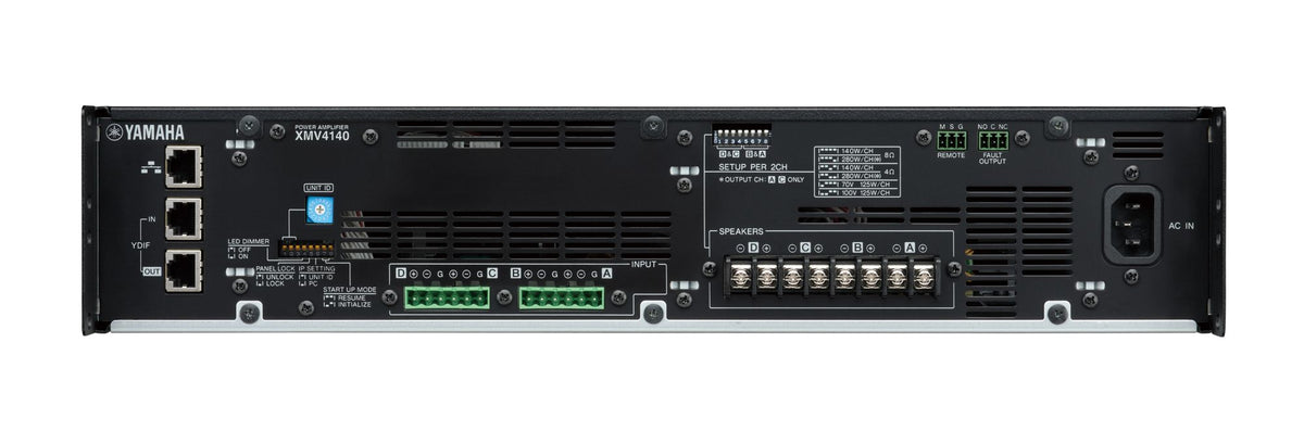 Yamaha CIS XMV Series Power Amplifier