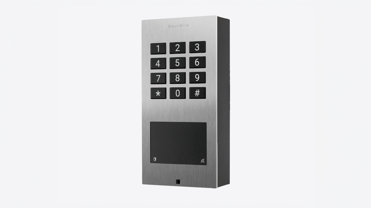 DoorBird 423872028 A1121 Surface-mount IP Access Control Device Stainless Steel V2A, Brushed