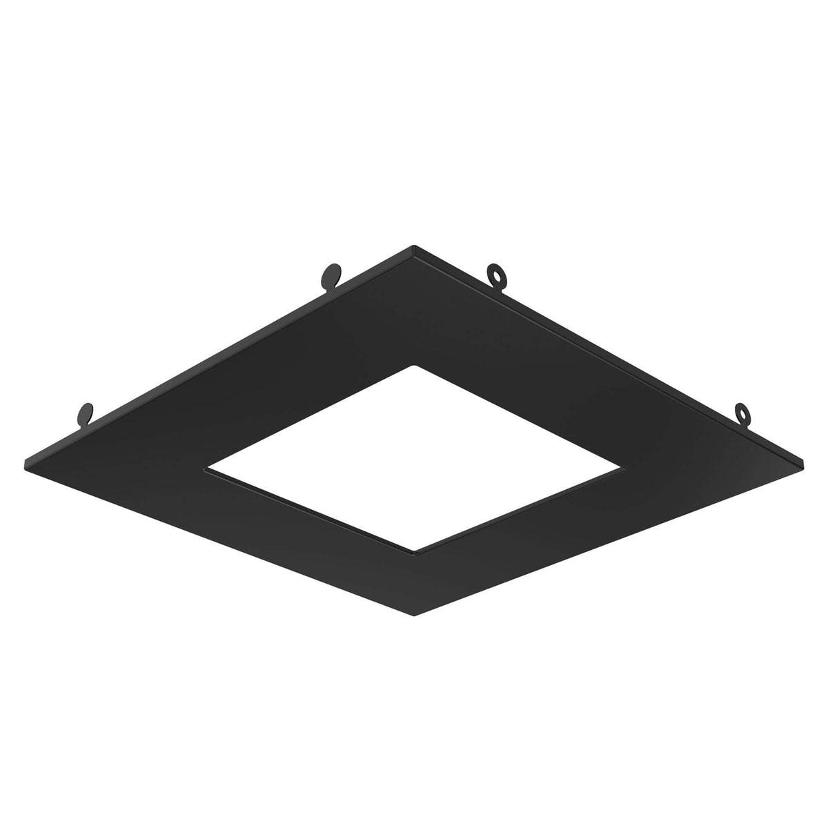 DALS REC-TRIM6SQ-BK 6in Trim Square, Satin Nickel