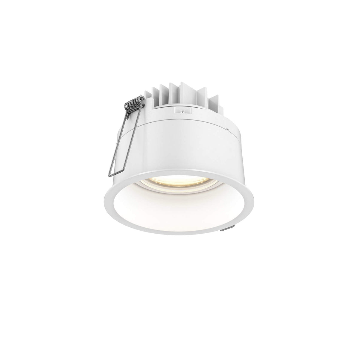 DALS RGM4-CC-V-WH 4 Inch Round Indoor/Outdoor Regressed Gimbal Down Light - universal 120V-347V, 0-10V dimming
