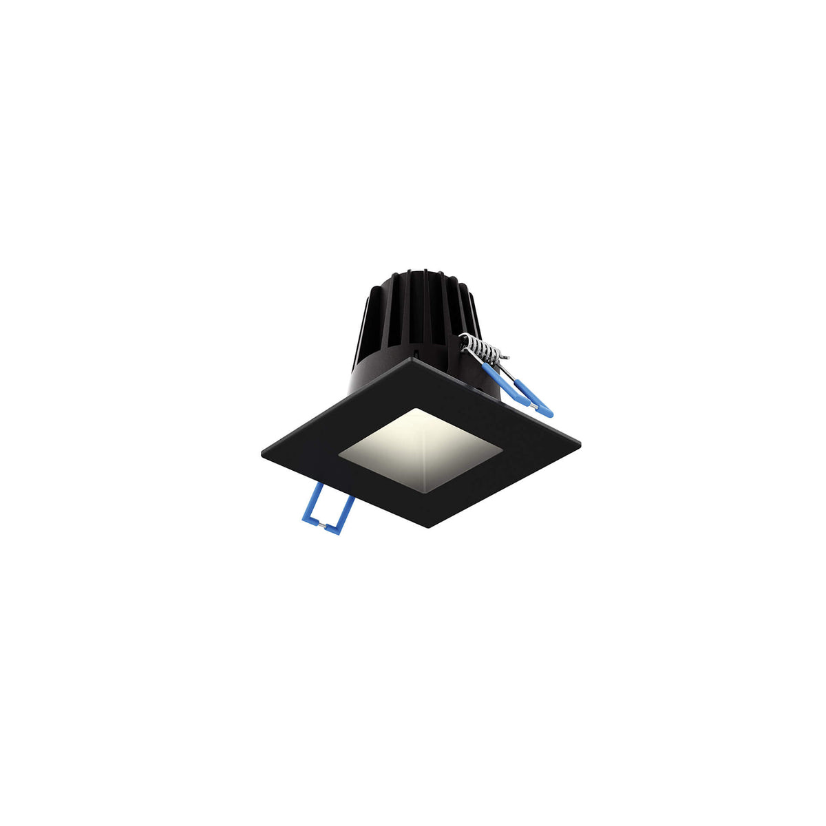 DALS RGR2SQ-CC-V-BK Square regressed recessed light - universal 120V-347V, 0-10V dimming