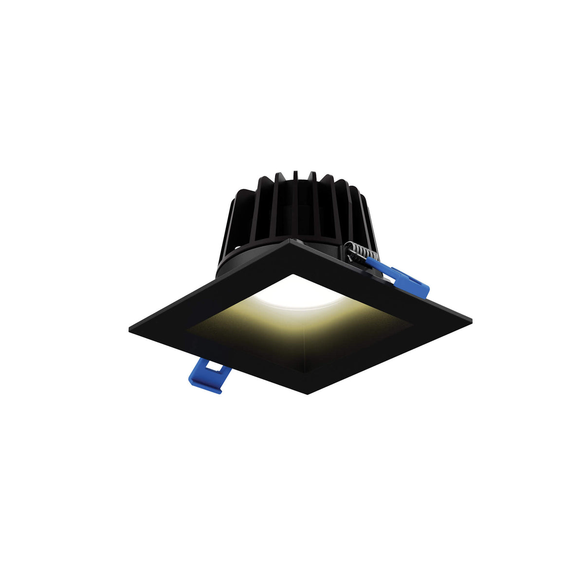 DALS 4" Square regressed recessed light - universal 120V-347V, 0-10V dimming RGR4SQ-CC-V-BK