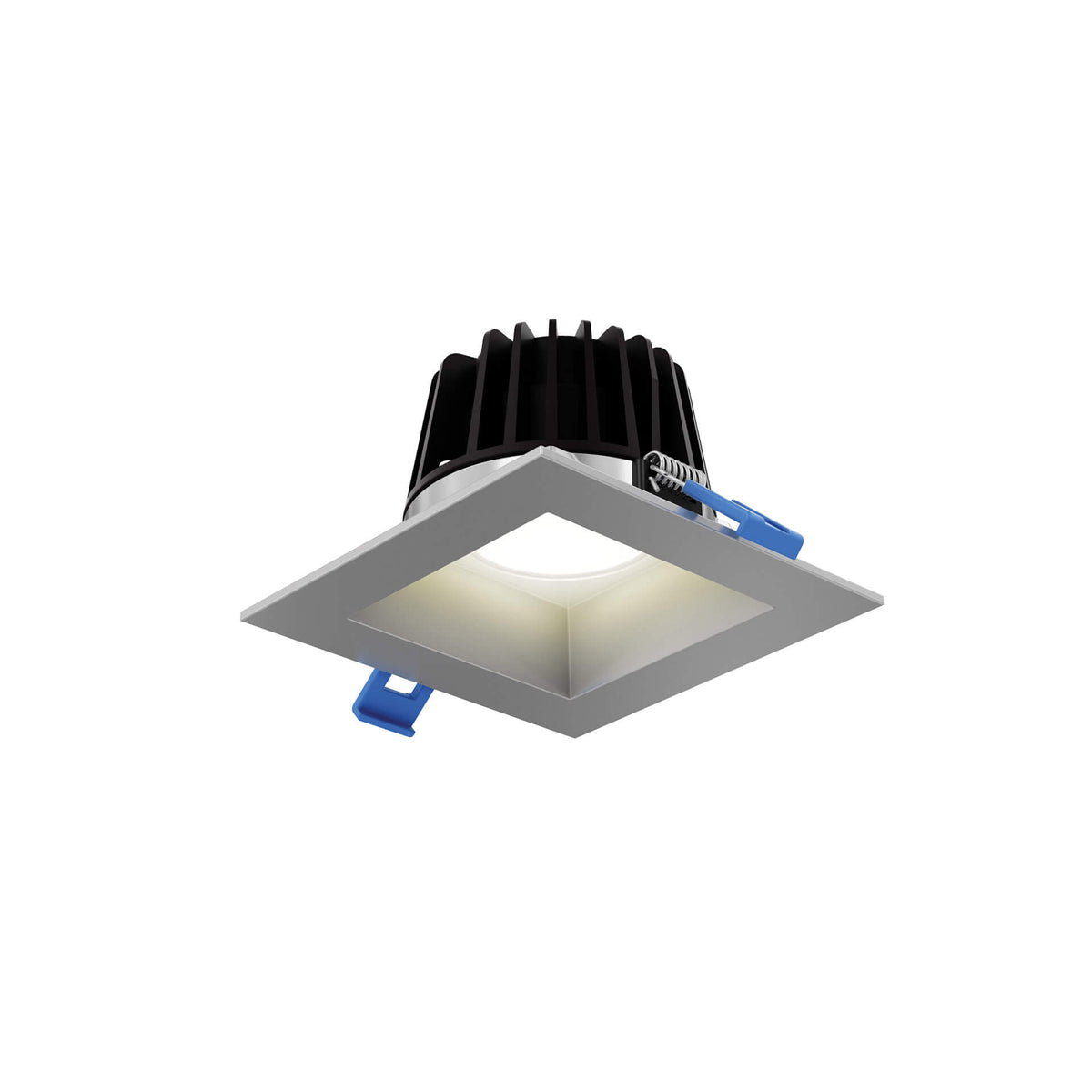 DALS RGR4SQ-CC-V-SN Square regressed recessed light - universal 120V-347V, 0-10V dimming