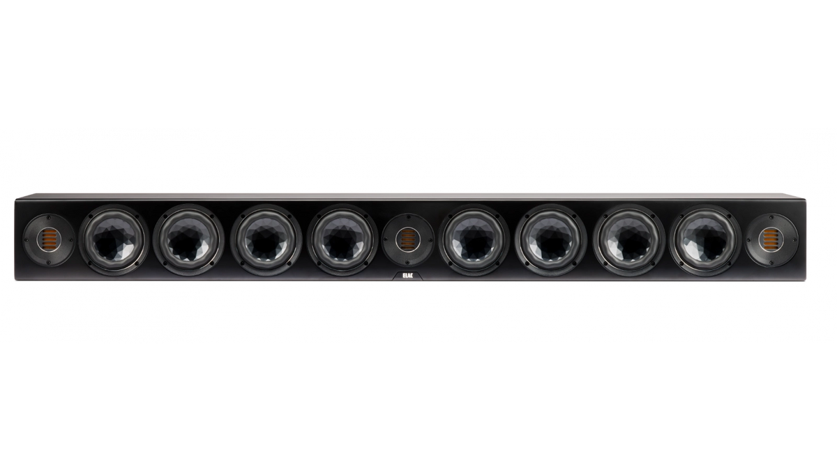 Elac Vertex III 3-Channel Passive Soundbar-JET-Large - Black, Each