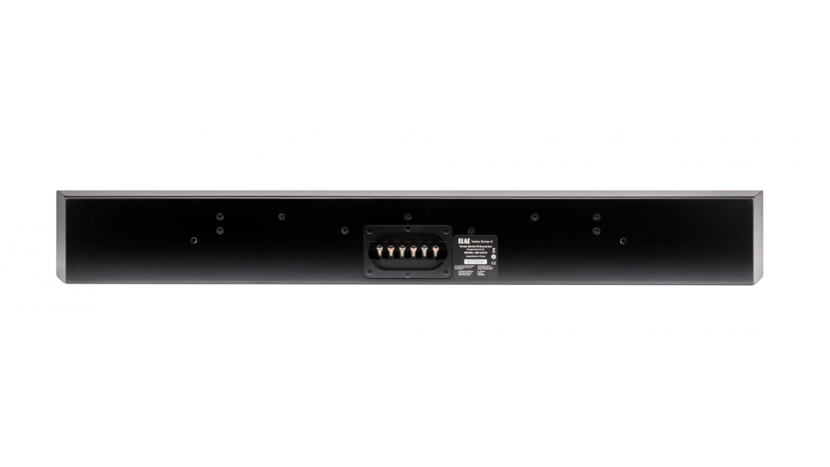 Elac Vertex III 3-Channel Passive Soundbar-JET-Small (Black), Each