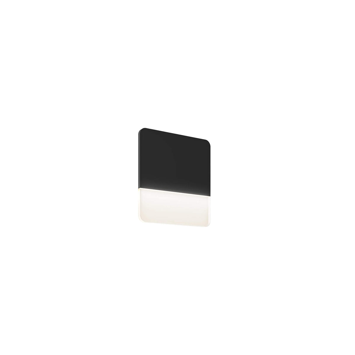 DALS 6" Exterior LED wall mount with address numbers SQS06-CC-WH