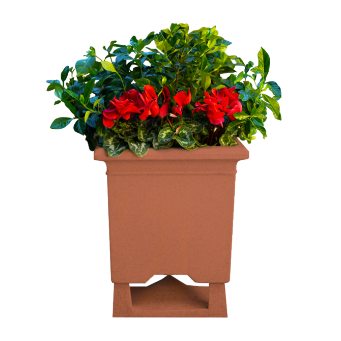 Rockustics SquareRoot Outdoor 6.5" Square Planter Speaker, Each