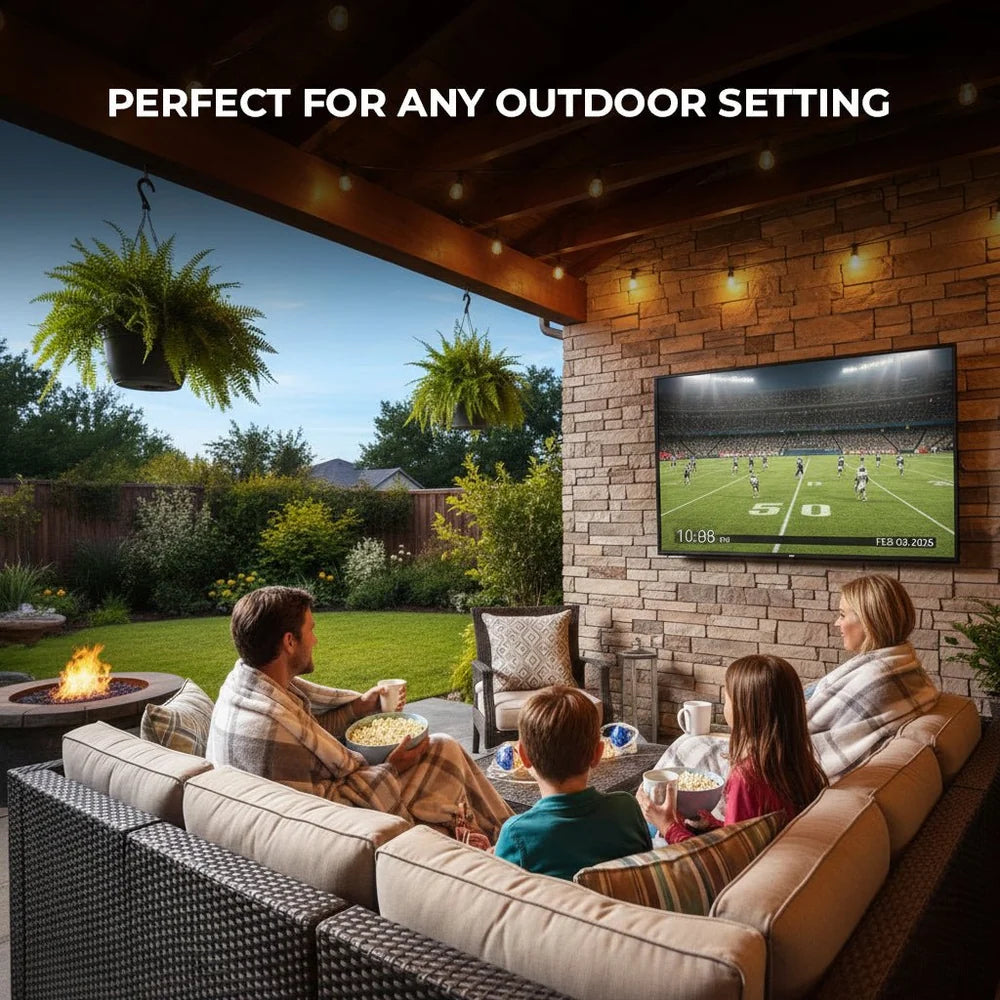 Titan Outdoor TV G100 Mini-LED Outdoor TV, Covered Patio