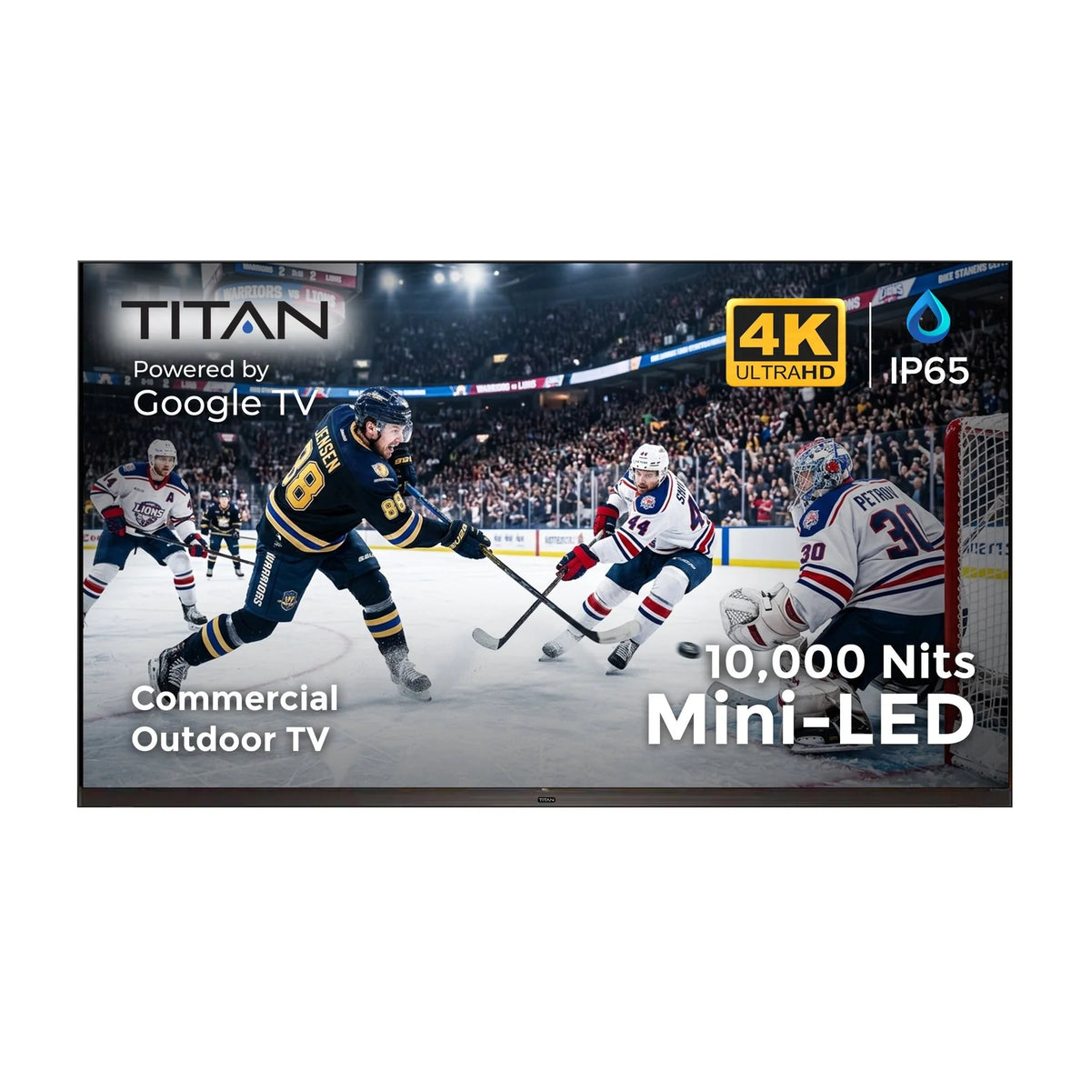 Titan Outdoor TV TT-SQD Mini-LED Commercial-Grade Outdoor TV, Full Sun