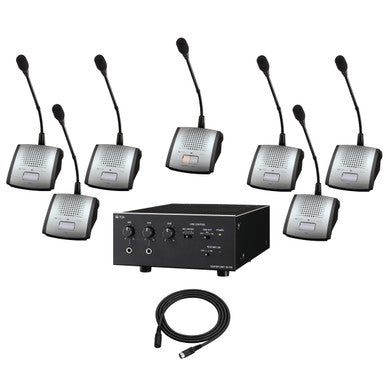 TOA TS-770 CU central unit for the TS-770 series conference system, black rack-style chassis